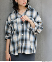 限時優惠★格紋壓釦襯衫