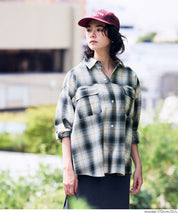 限時優惠★格紋壓釦襯衫