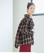 限時優惠★格紋壓釦襯衫