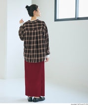 限時優惠★格紋壓釦襯衫