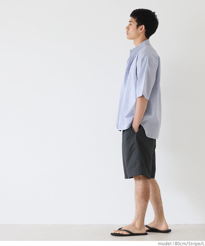 牛津布短袖襯衫