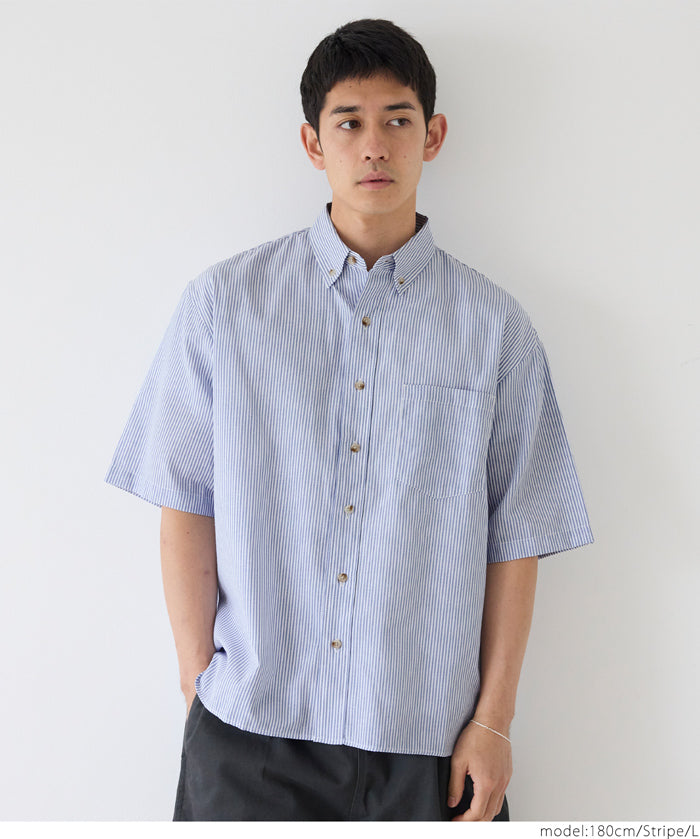 牛津布短袖襯衫