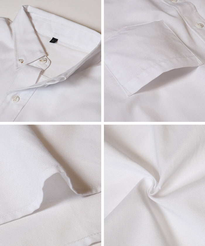 牛津布短袖襯衫