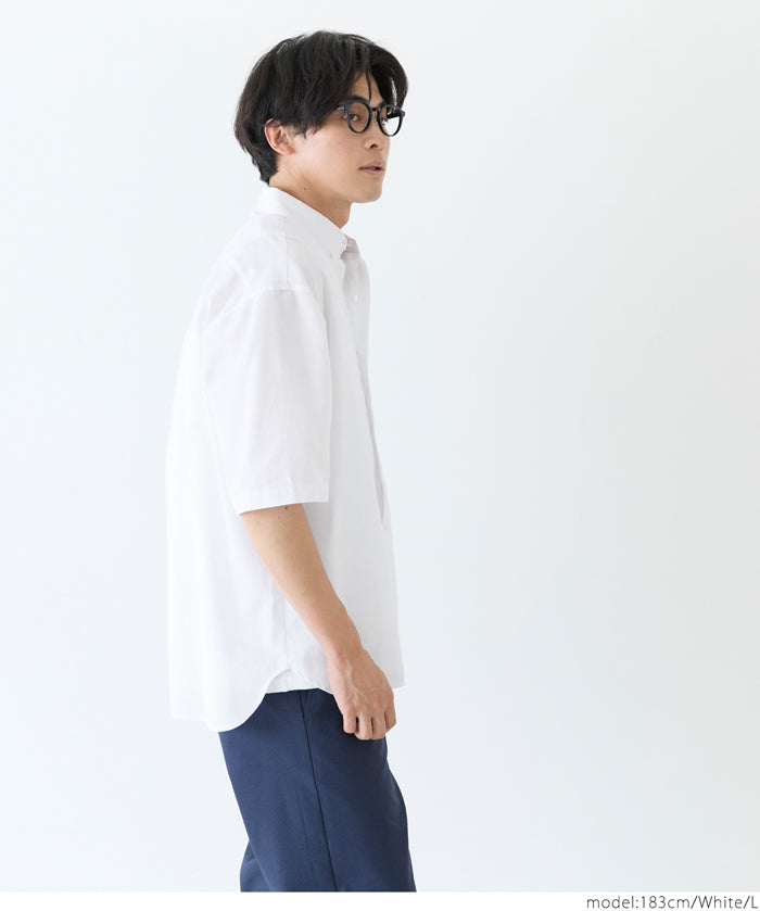 牛津布短袖襯衫