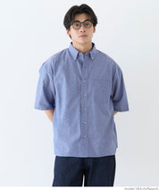 牛津布短袖襯衫