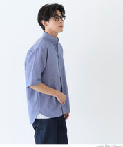 牛津布短袖襯衫