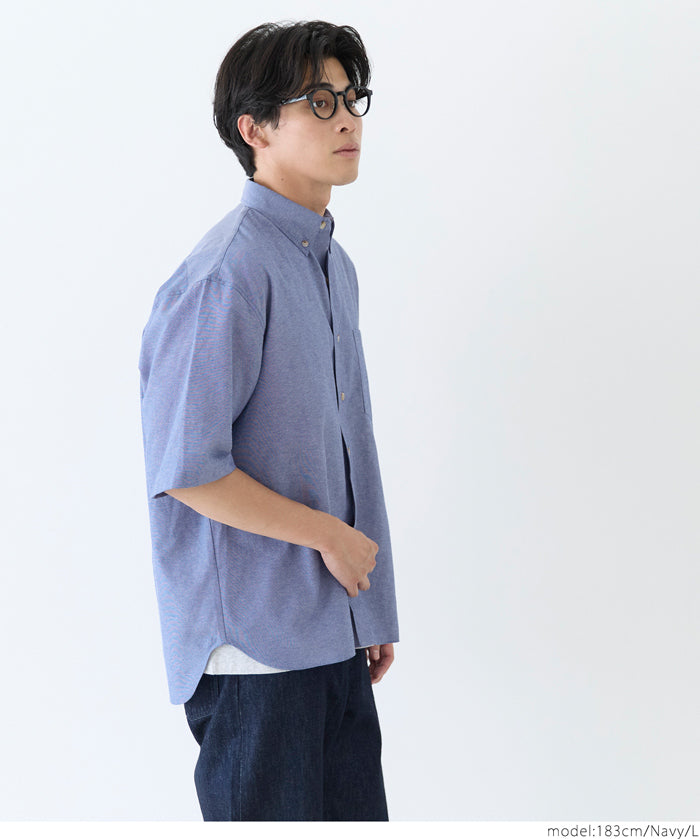 牛津布短袖襯衫