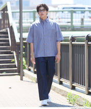 牛津布短袖襯衫