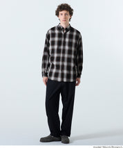 馬德拉斯格紋長袖襯衫