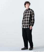 馬德拉斯格紋長袖襯衫