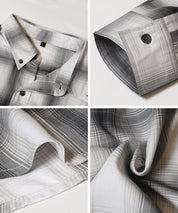 馬德拉斯格紋長袖襯衫