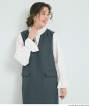 立領荷葉邊襯衫