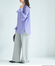 立領荷葉邊襯衫