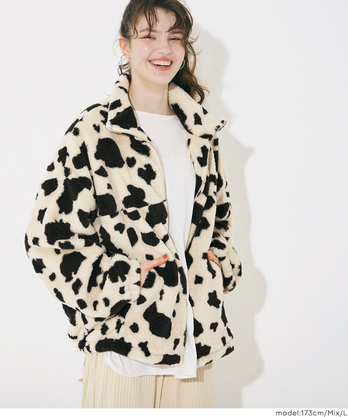 搖粒絨拉鍊外套