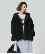 搖粒絨拉鍊外套