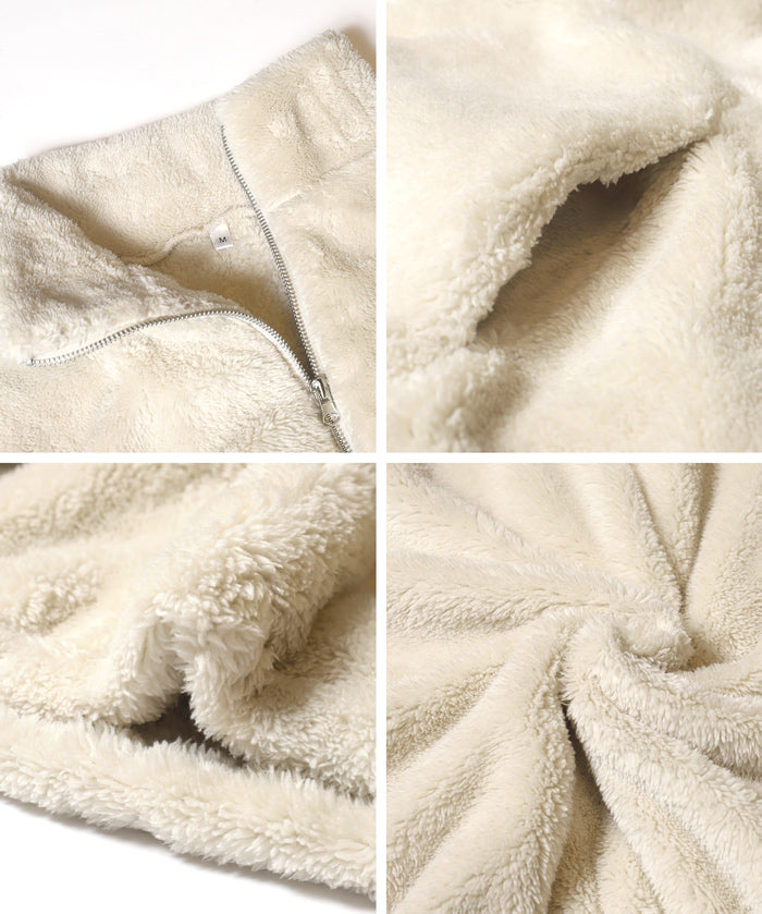 搖粒絨拉鍊外套