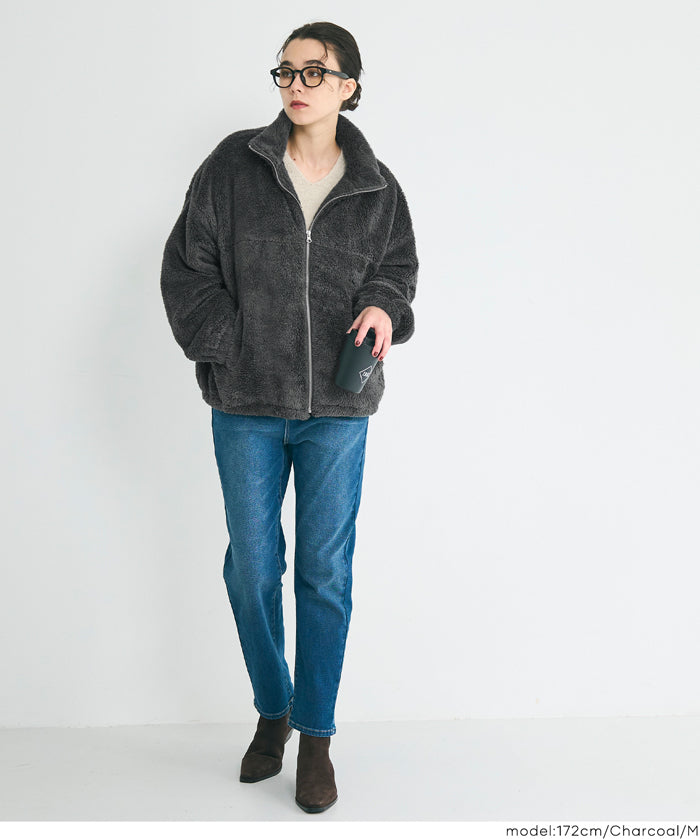 搖粒絨拉鍊外套