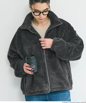 搖粒絨拉鍊外套