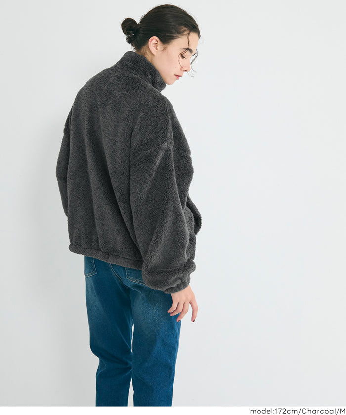 搖粒絨拉鍊外套