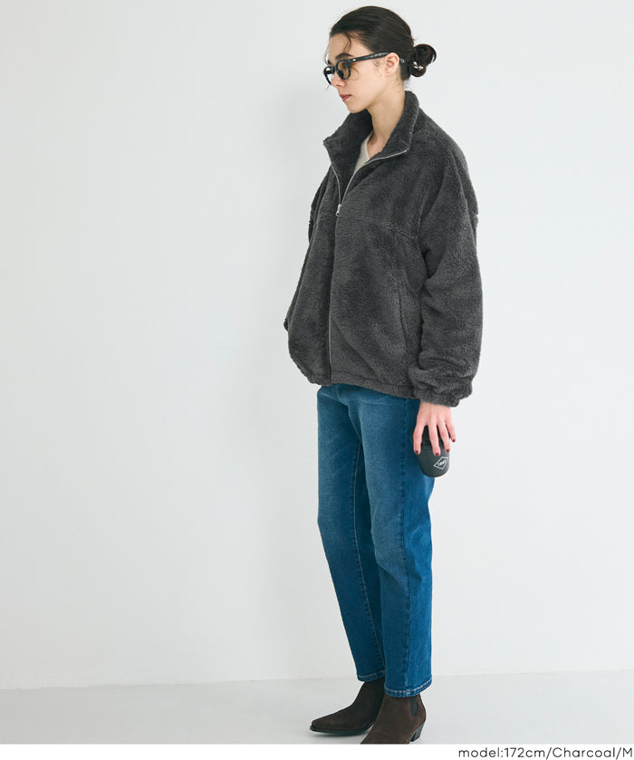 搖粒絨拉鍊外套