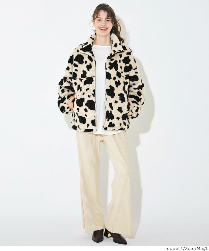 搖粒絨拉鍊外套