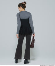 【DAILY WARM】內刷毛牛仔喇叭褲