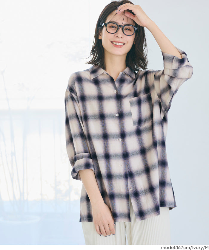 格紋法蘭絨襯衫