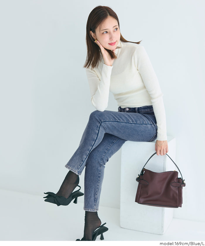 【DAILY WARM】內刷毛牛仔緊身褲