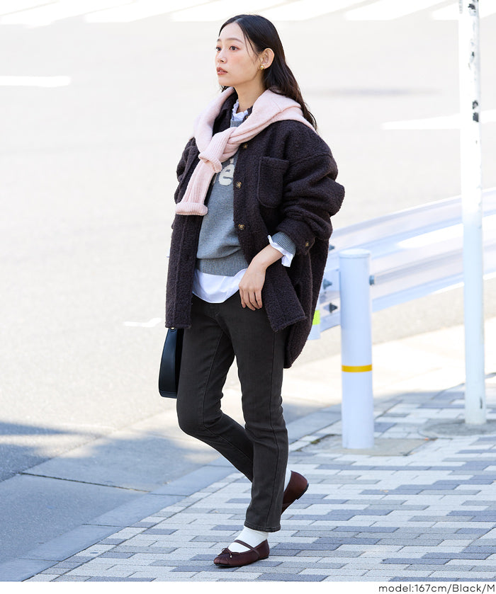 【DAILY WARM】內刷毛牛仔緊身褲