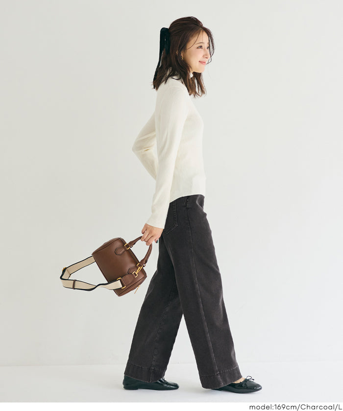 【DAILY WARM】內刷毛彈性牛仔休閒褲