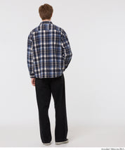 厚磅法蘭絨格紋襯衫