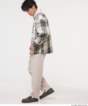 厚磅法蘭絨格紋襯衫