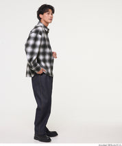 厚磅法蘭絨格紋襯衫