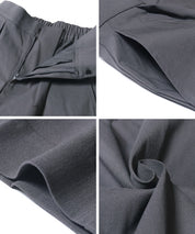 彈性九分長西裝褲