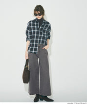 低腰寬版牛仔褲