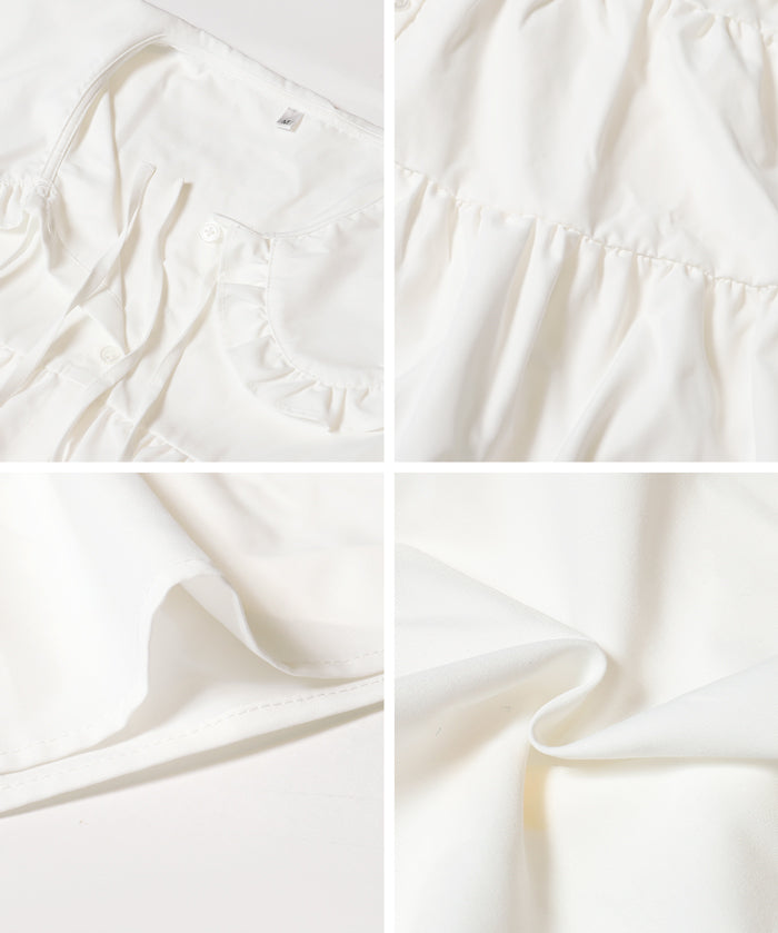 荷葉邊層次襯衫