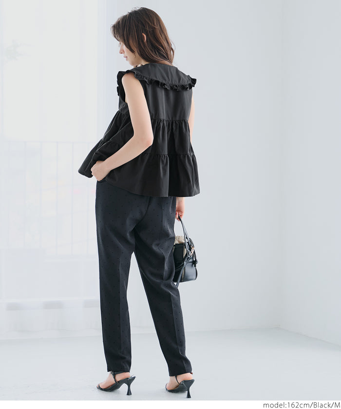 荷葉邊層次襯衫