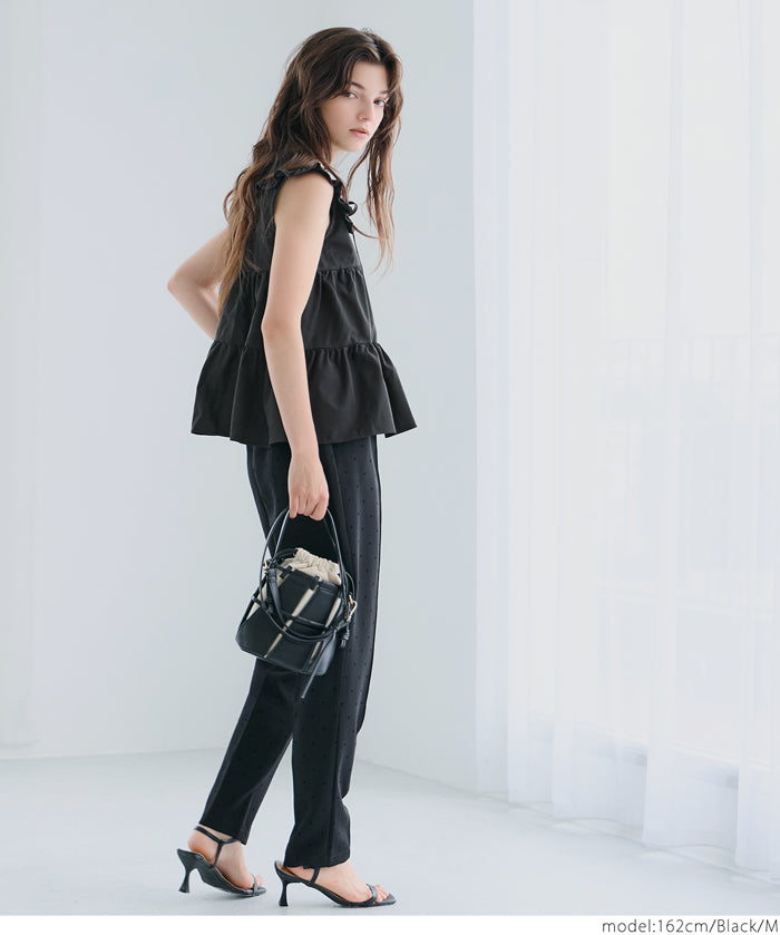 荷葉邊層次襯衫