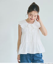 荷葉邊層次襯衫