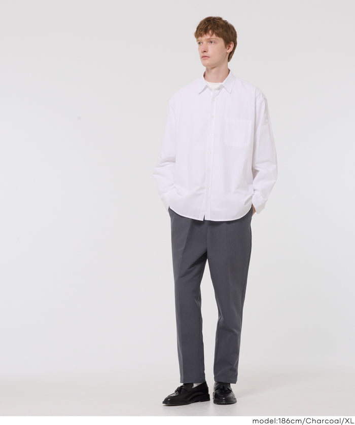 內刷毛雙面布休閒褲