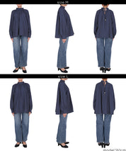 立領後綁帶緞面襯衫