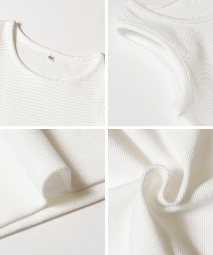 童裝 短版上衣＆背心 兩件套