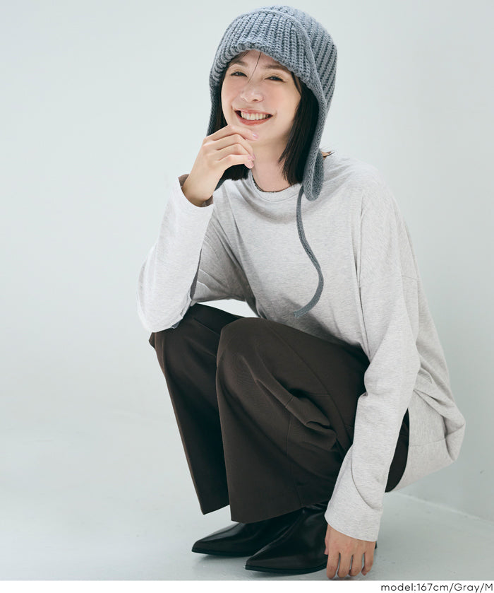 基礎百搭長袖棉質上衣