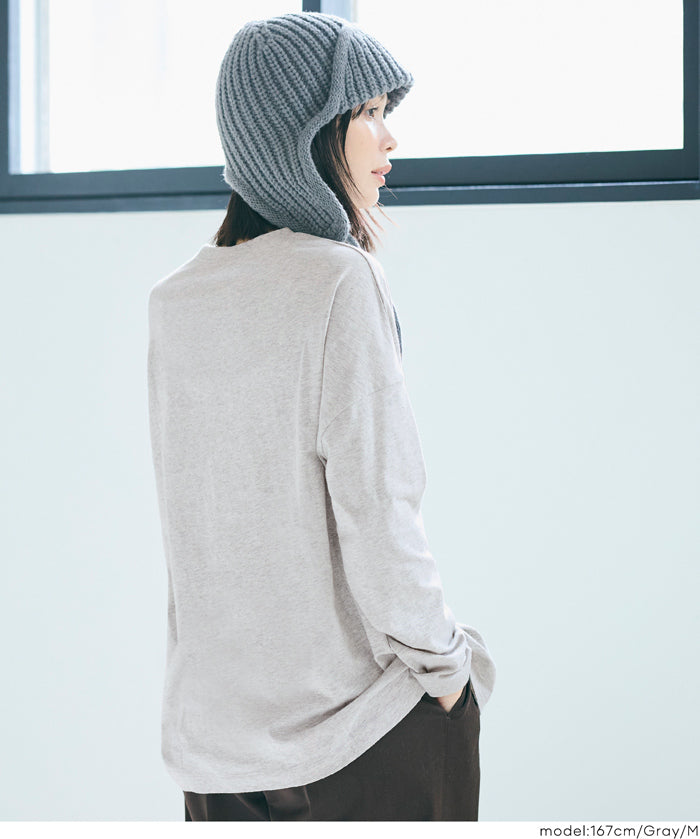 基礎百搭長袖棉質上衣