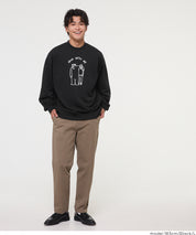 重磅內刷毛小熊印花大學T