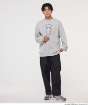 重磅內刷毛小熊印花大學T