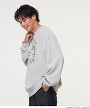 重磅內刷毛小熊印花大學T