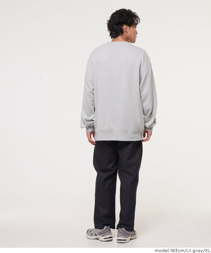 重磅內刷毛小熊印花大學T