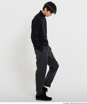 人字紋彈力輕鬆錐形褲