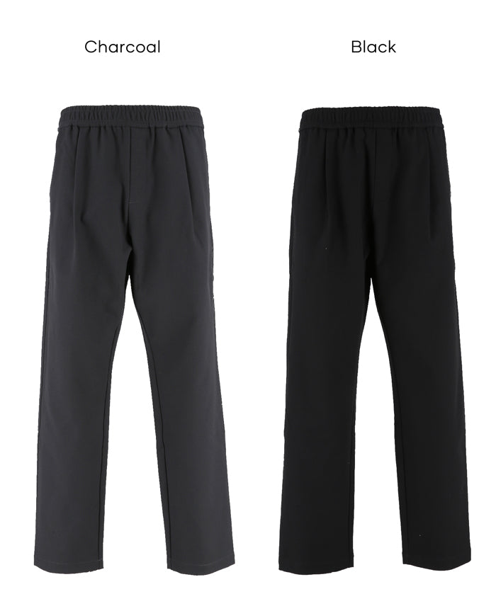 人字紋彈力輕鬆錐形褲